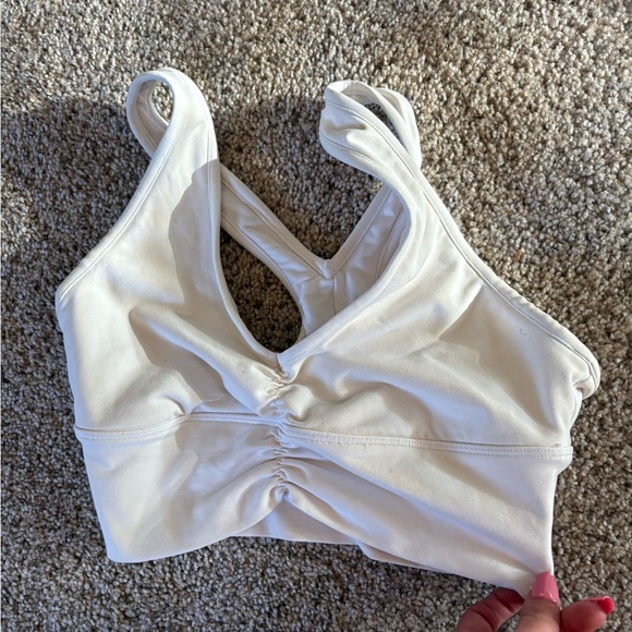 Alo Yoga Wild Thing Sport Bra White - Picture 5 of 5